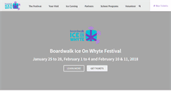 Desktop Screenshot of iceonwhyte.ca