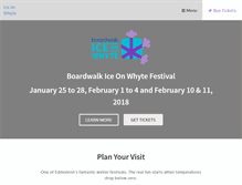 Tablet Screenshot of iceonwhyte.ca